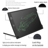 Aovoa 12 Inch LCD Writing Board, Drawing Board with Screen Lock, Handwriting Pad for Kids, Office (Black)