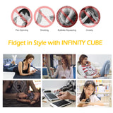 Infinity Cube, Fidget Cube for Adult & Kids (Blue)