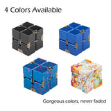 Infinity Cube, Fidget Cube for Adult & Kids (Black)